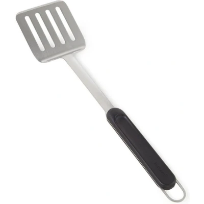 Afbeelding van Olivia spatel uit rvs zwart 42cm Barbecook