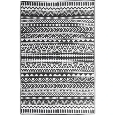 Afbeelding van vidaXL Buitenkleed 190x290 cm polypropeen zwart