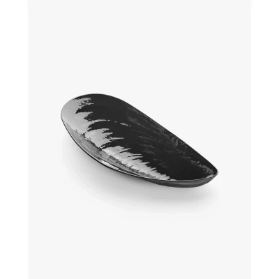 Afbeelding van Serax Wouters &amp; Hendrix Les Objets Mouleversants Marcel bowl schaal L 46x21.5x8cm zwart