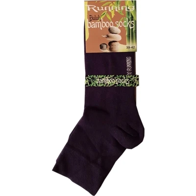 Afbeelding van 6 Pack Buluh Running Bamboe Sokken Blauw Unisex Maat 43 45