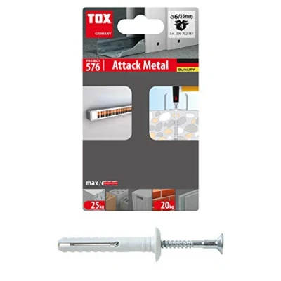 Afbeelding van TOX Bevestiging metalen houder Attack Metal 6x55 mm, 4 stuks, 019702151