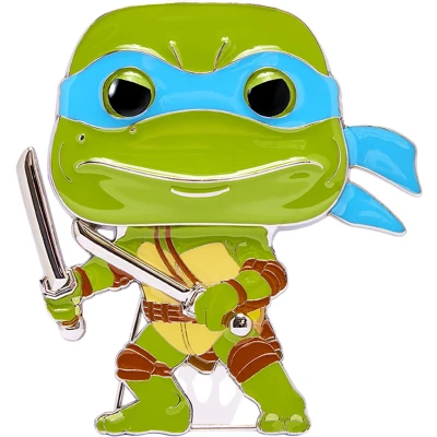 Afbeelding van Loungefly: Funko Pop! Pins Cartoons: TMNT Leonardo Grote Emaille POP Pin