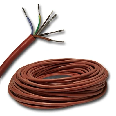 Afbeelding van Siliconen kabel saunakabel SIHF J 5x4 mm² 99,9% OFC vertind koper per meter keuze in stappen van 1 uw keuze: 3 5 x 4 mm2