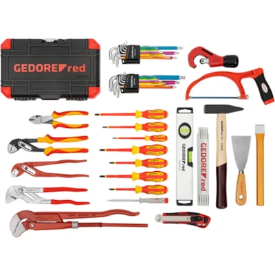 Afbeelding van Gedore Gereedschapset SANITAIR in Though Case koffer 72 dlg R21902072