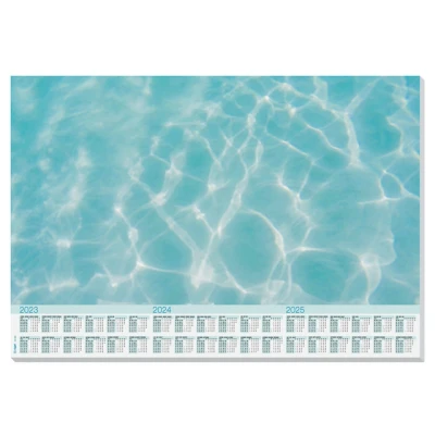 Afbeelding van Sigel Si Ho306 Designonderlegger Cool Pool,Met Jaartal 2023/2024/2025. 3 Talig 59.5X41Cm, 80 Grams P