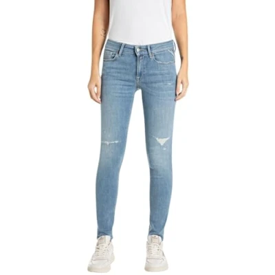 Afbeelding van Replay New Luz Jeans voor dames, 009, medium blue., 32W x 30L