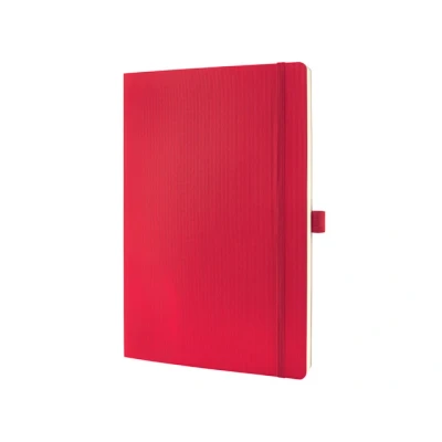 Afbeelding van Notitieboek Sigel Conceptum Pure softcover A4 rood geruit