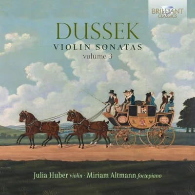 Afbeelding van Julia Huber &amp; Miriam Altman Dussek: Violin Sonatas, Volume 3 (CD)
