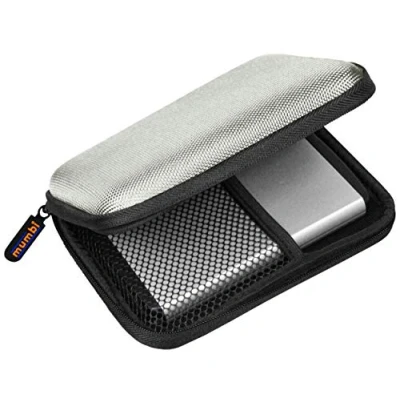 Afbeelding van mumbi Externe harde schijf tas tot 6,35 cm (2,5 inch) grijs