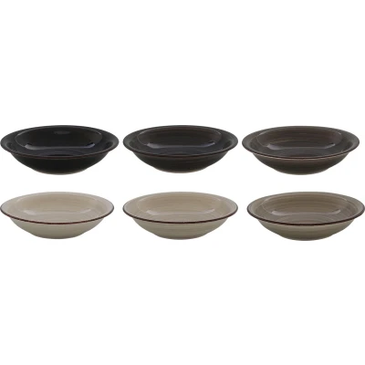 Afbeelding van Studio Tavola Diepe Borden Vintage Loft ø 21 cm 6 Stuks