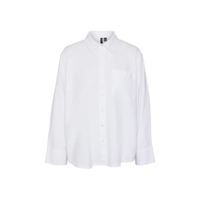 Afbeelding van Vero Moda Overhemdblouse, Dames, Maat: XS, Weiß