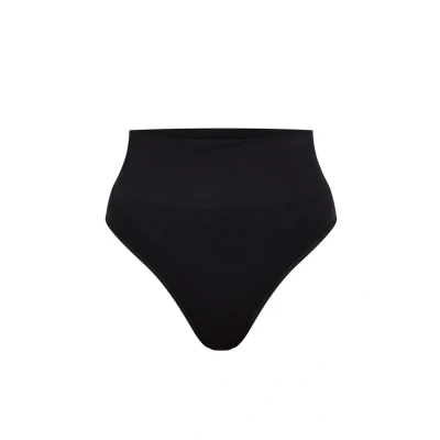 Afbeelding van Smilodox MID Waist String NYSA Shapewear String, Dames, Maat: XS, Schwarz