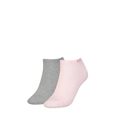 Afbeelding van Calvin Klein Flat Knit Damessneakers, 2 stuks, roze, One Size