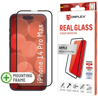Afbeelding van Screenprotector Apple iPhone 14 Pro Max: Displex Real Glass FC