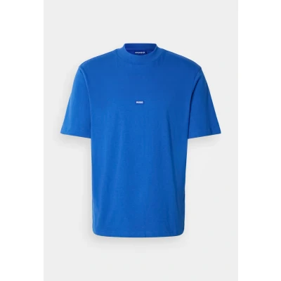 Afbeelding van HUGO Nieros Tshirt basic, Heren, Maat: Small, Open blue