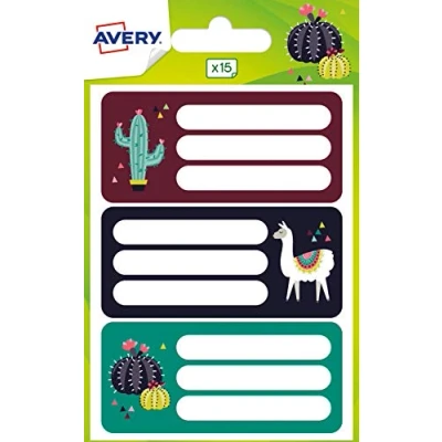 Afbeelding van Avery ECOL15L UK etiket Rechthoek Permanent Meerkleurig 15 stuk(s)
