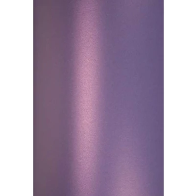 Afbeelding van Netuno 10 x parelmoer karton lichtpaars DIN A4 210 297 mm 250 g majestic satijn violet effectkarton knutselkarton metallic glanzend voor uitnodigingskaarten knutselen kartonpapier
