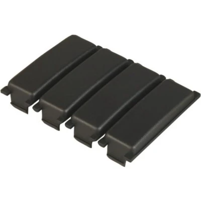 Afbeelding van ABB Haf Afdekprofiel 3 sets van 4 modules zwart 2015 030