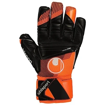 Afbeelding van Uhlsport Super Resist+ HN Zwart/Oranje Keepershandschoenen Maat 7