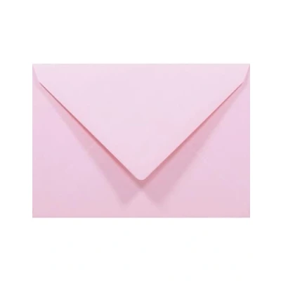Afbeelding van Netuno enveloppen, 100 stuks, pastelroze, DIN C6, 114 x 162 mm, 80 g, regenboogenveloppen, gekleurde uitnodigingsenveloppen, bruiloft, papieren pastelkleur, roze envelope