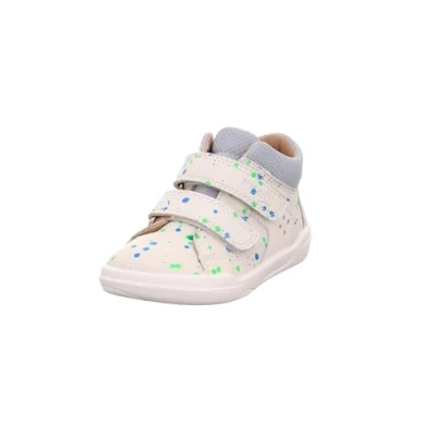 Afbeelding van Superfit Superfree Unisex Sneakers laag voor kinderen, Maat: 21, Weiß/hellblau Leer en textiel