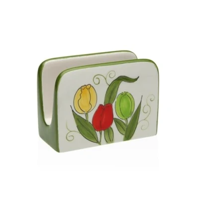 Afbeelding van Servethouder Versa Keramisch 5 x 8 11 cm Tulp