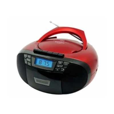 Afbeelding van Sunstech CXUM53 draagbare 2 W stereo CD/RW/MP3/WMA FM USB/AUX IN, rood