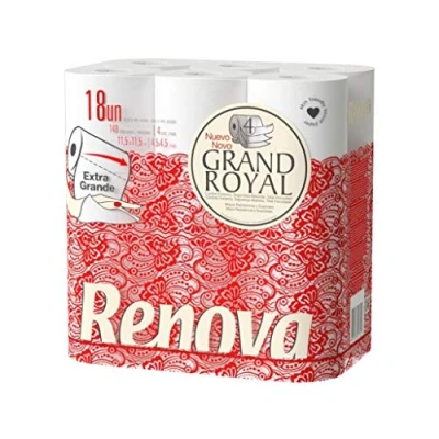 Afbeelding van Renova Grand Royal hygiënisch papier, 4 laags, 18 rollen, extra groot