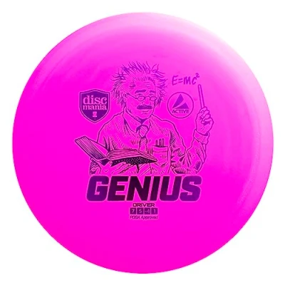 Afbeelding van Discmania Disc Golf Active Line Genuis Driver Mania volwassenen, uniseks, roze, medium