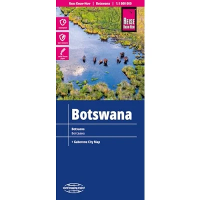 Afbeelding van Reise Know How Landkarte Botswana 1 : 1.000.000: world mapping project