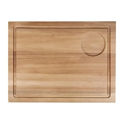 Afbeelding van Olympia acaciahouten steakplank met inzet groot