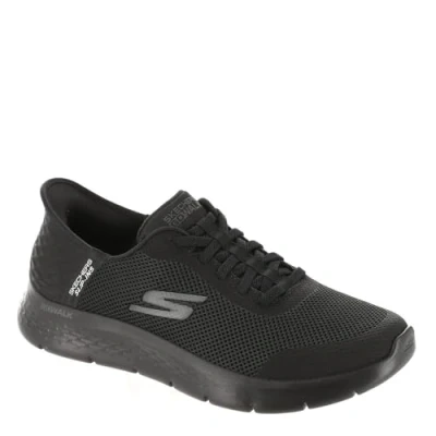 Afbeelding van Skechers Free Slip ins Go Walk Flex Hands Up Sneakers voor heren, zwart, 50 EU Breed