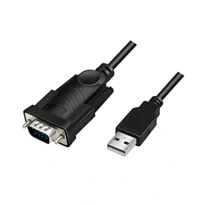 Afbeelding van LogiLink Serieel Adapter [1x USB A 2.0 stekker 1x D sub 9 polig] 1.5 m Zwart