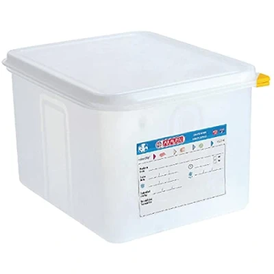 Afbeelding van Araven GN 1/2 voedselbak met deksel 12,5L (4 stuks)
