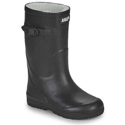 Afbeelding van Aigle Woody Pop Fur 2 Marine Regenlaarzen Maat 38 Blauw