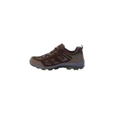 Afbeelding van Wandelschoen Jack Wolfskin Men Vojo 3 Texapore Low Dark Brown Lime Schoenmaat 40