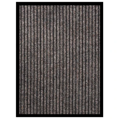 Afbeelding van Deurmat 40x60 cm gestreept beige
