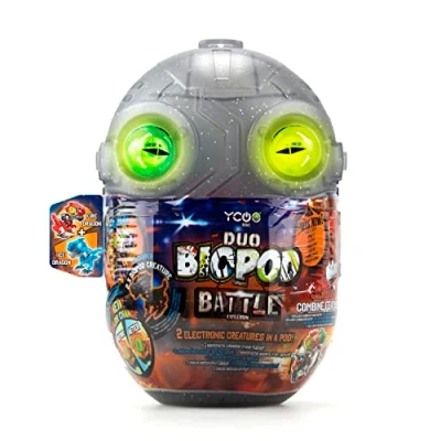 Afbeelding van Silverlit YCOO Biopod battle Single Pack Bouwbaar elektronisch dinosauruswezen Geluids en lichteffecten 8 verschillende modellen 9 cm Vanaf 5 jaar