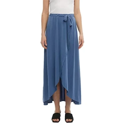 Afbeelding van Object Objannie NOOS Wikkelrok, Dames, Maat: Large, Bijou blue