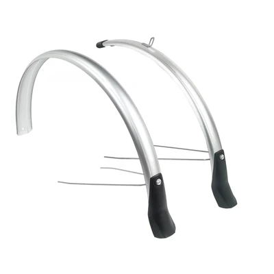 Afbeelding van Eurofender Spatbordset Snello 28&quot;&quot; x 51 mm zilver