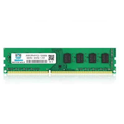 Afbeelding van 8GB 2Rx8 PC3 12800U RAM DIMM DDR3 1600 MHz werkgeheugen desktop non ECC 1.5V CL11 240 pins 12800 UDIMM