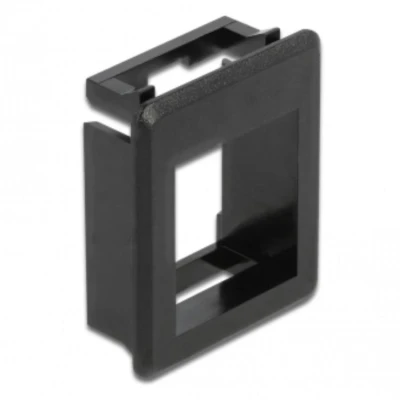 Afbeelding van Delock Keystone beugel voor kast 4 stuks zwart
