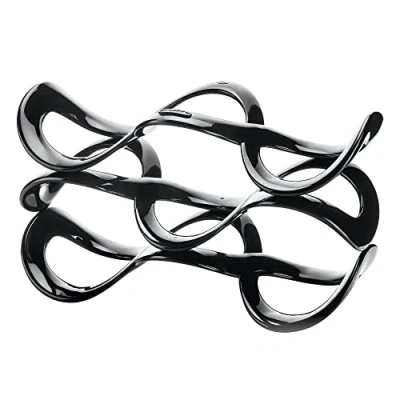 Afbeelding van Guzzini Icons, Cuvée Wine Rack, 32.4 x 16 18.2 cm, Black