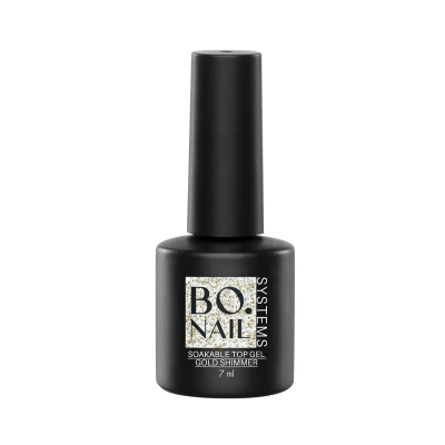 Afbeelding van BO Soakable Top Gel Gold Shimmer 7ml