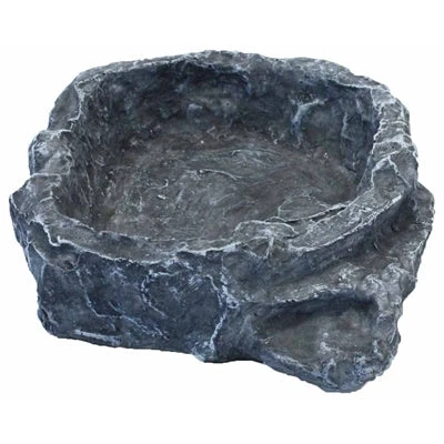 Afbeelding van Komodo Voerbak Terraced Grijs CA. 19X18X6 CM