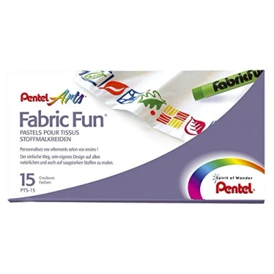 Afbeelding van Pentel PTS 15 GmbH PTS15 textielkrijt kunststof etui