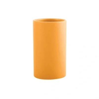 Afbeelding van Spirella Tandenborstelbeker Tandenborstelhouder Keramische Tube 7 x 11,5 cm Geel Mat