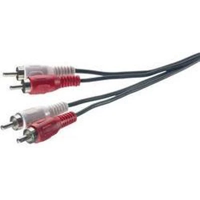 Afbeelding van SpeaKa Professional SP 1300368 Cinch Audio Aansluitkabel [2x stekker 2x stekker] 2.50 m Zwart