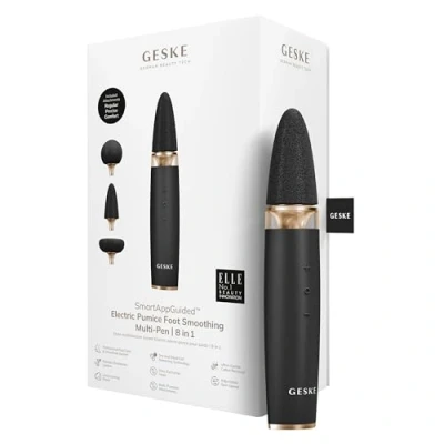 Afbeelding van GESKE Electric Pumice Foot Smoothing Multi Pen 8 in 1 Elektrische Voetvijl &amp; Exfoliator 3 Puimsteen Opzetstukken Voor Zachte Voeten Geavanceerde Eeltverwijdering je Pedicureset