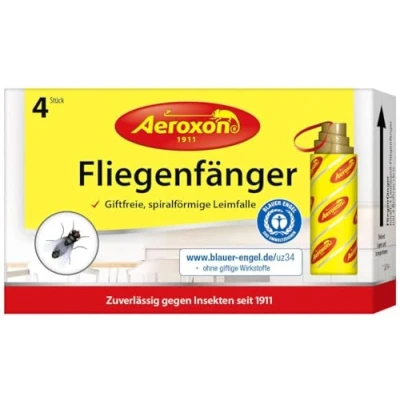 Afbeelding van 2er Pack Aeroxon vliegenvangers kleefstrip 22 cm 4 stuks